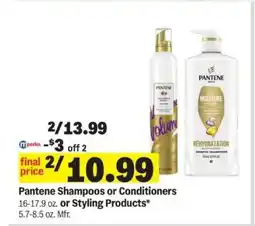 Meijer Pantene Shampoos or Conditioners or Styling Products offer