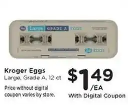 Kroger Kroger Eggs offer