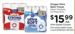 Kroger Kroger Ultra Bath Tissue offer