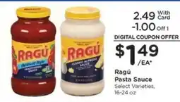 Kroger Ragú Pasta Sauce offer