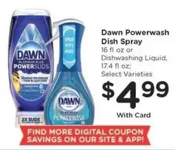 Kroger Dawn Powerwash Dish Spray offer