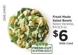 Kroger Fresh Made Salad Bowls offer