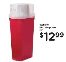 Kroger Sterilite Gift Wrap Box offer