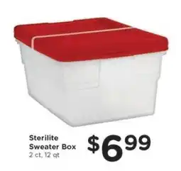Kroger Sterilite Sweater Box offer