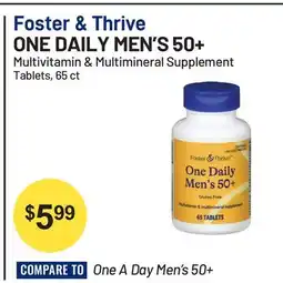 Health Mart Foster & Thrive One Daily Men's 50+ offer