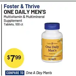 Health Mart Foster & Thrive One Daily Men's offer