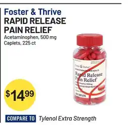 Health Mart Foster & Thrive Rapid Release Pain Relief offer
