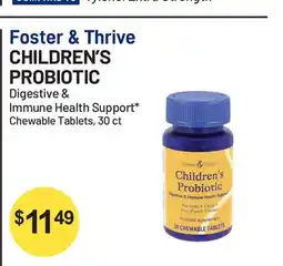 Health Mart Foster & Thrive Children's Probiotic offer
