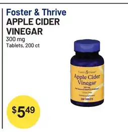 Health Mart Foster & Thrive Apple Cider Vinegar offer