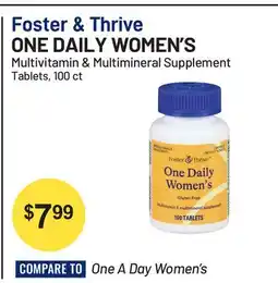 Health Mart Foster & Thrive One Daily Women's offer