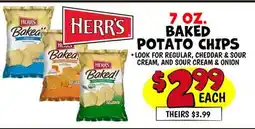 Ollie's HERR'S 7 OZ. BAKED POTATO CHIPS offer