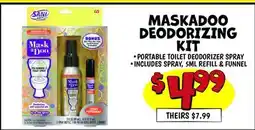 Ollie's MASKADOO DEODORIZING KIT offer