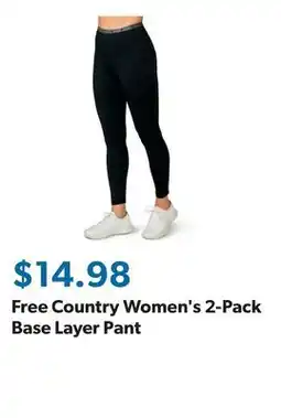 Sam's Club Free Country Women's 2-Pack Base Layer Pant offer