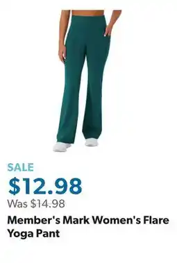 Sam's Club Member's Mark Women's Flare Yoga Pant offer