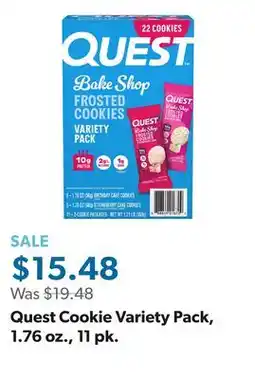 Sam's Club Quest Cookie Variety Pack, 1.76 oz., 11 pk offer