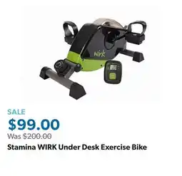Sam's Club Stamina WIRK Under Desk Exercise Bike offer