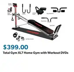 Sam's Club Total Gym XL7 Home Gym with Workout DVDs offer