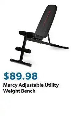 Sam's Club Marcy Adjustable Utility Weight Bench offer