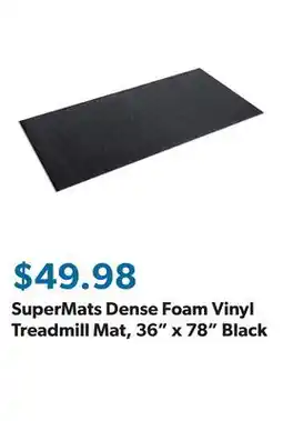 Sam's Club SuperMats Dense Foam Vinyl Treadmill Mat, 36 x 78 Black offer