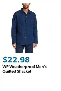 Sam's Club WP Weatherproof Men's Quilted Shacket offer