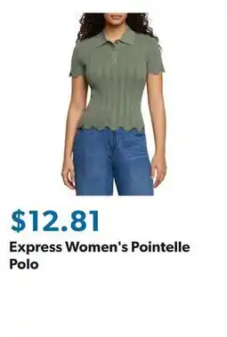 Sam's Club Express Women's Pointelle Polo offer