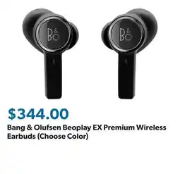 Sam's Club Bang & Olufsen Beoplay EX Premium Wireless Earbuds (Choose Color) offer
