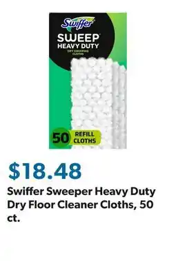 Sam's Club Swiffer Sweeper Heavy Duty Dry Floor Cleaner Cloths, 50 ct offer