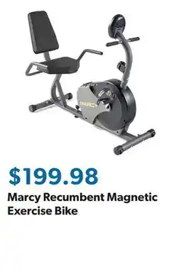 Sam's Club Marcy Recumbent Magnetic Exercise Bike offer