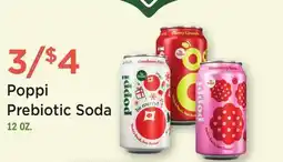 Heinen's Poppi Prebiotic Soda offer