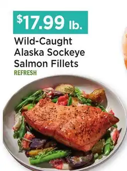 Heinen's Wild-Caught Alaska Sockeye Salmon Fillets offer