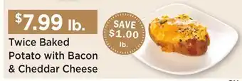 Heinen's Twice Baked Potato with Bacon & Cheddar Cheese offer