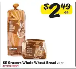Winn Dixie SE Grocers Whole Wheat Bread offer