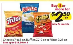 Winn Dixie Cheetos, Ruffles or Fritos offer