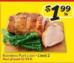 Winn Dixie Boneless Pork Loin offer