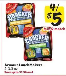 Winn Dixie Armour LunchMakers offer