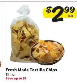 Winn Dixie Fresh Made Tortilla Chips offer