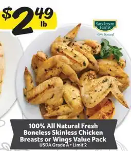Winn Dixie Sanderson Farms Chicken offer