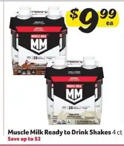 Winn Dixie Muscle Milk Ready to Drink Shakes offer