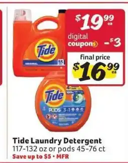 Winn Dixie Tide Laundry Detergent offer