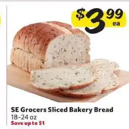 Winn Dixie SE Grocers Sliced Bakery Bread offer