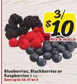 Winn Dixie Blueberries, Blackberries or Raspberries offer