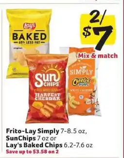 Winn Dixie Frito-Lay Simply, SunChips, Lay's Baked Chips offer
