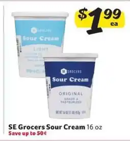 Winn Dixie SE Grocers Sour Cream offer