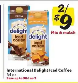 Winn Dixie International Delight Iced Coffee offer