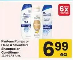 Safeway Pantene Pumps or Head & Shoulders Shampoo or Conditioner offer