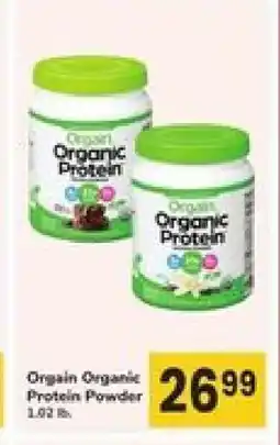 Safeway Orgain Organic Protein Powder offer