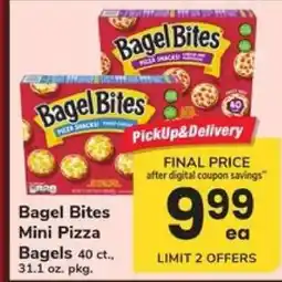 Safeway Bagel Bites Mini Pizza Bagels offer