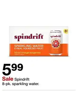 Target Spindrift 8-pk. sparkling water offer