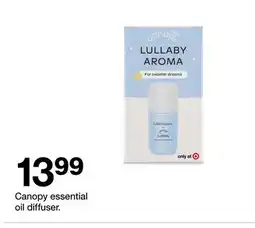 Target Canopy essential oil diffuser offer
