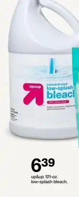 Target up&up 121-oz. low-splash bleach offer